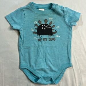 Gymboree Dino Onesie, 3-6 months